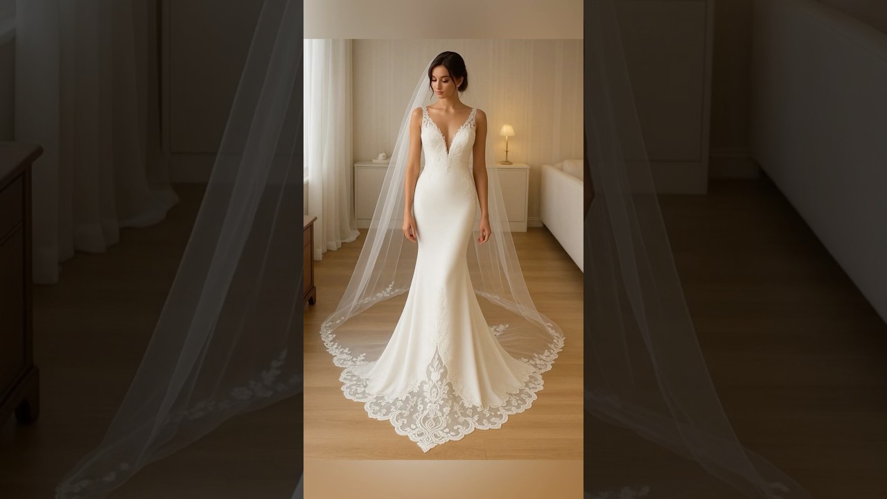 Robes de mari&eacute;e sir&egrave;ne id&eacute;ales pour les silhouettes en 8 et sablier (X) #weddingdress #mariage #love