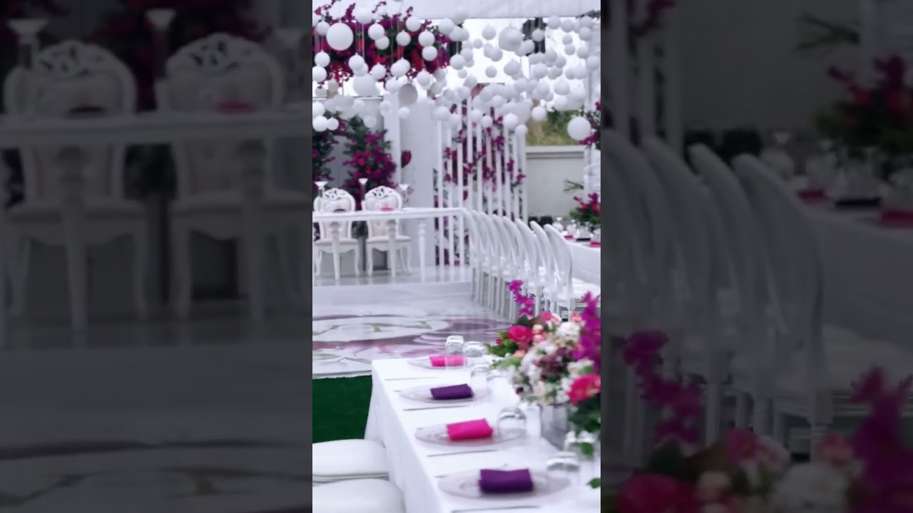 Id&eacute;e de d&eacute;co mariage #shortvideo #shorts #reels #events #trending #trendingshorts #fyp #mariage #new