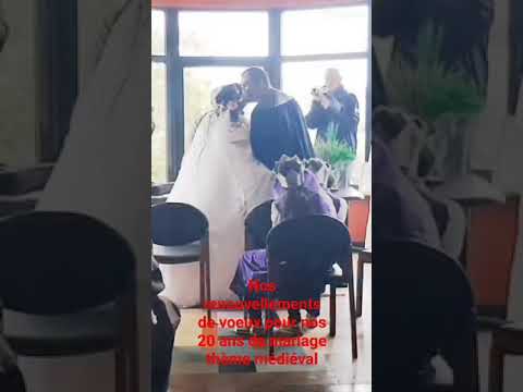 nos renouvellements de v&oelig;ux de mariage pour nos 20ans de mariage