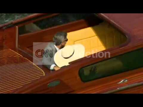 ITALY:GEORGE CLOONEYWIFE HEAD TO CIVIL CEREMONY