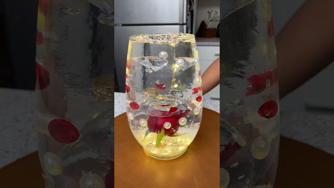 Easy table decoration for weddings 😍 #shorts #short #rose #flowers #wedding #love #diy #wow #decor