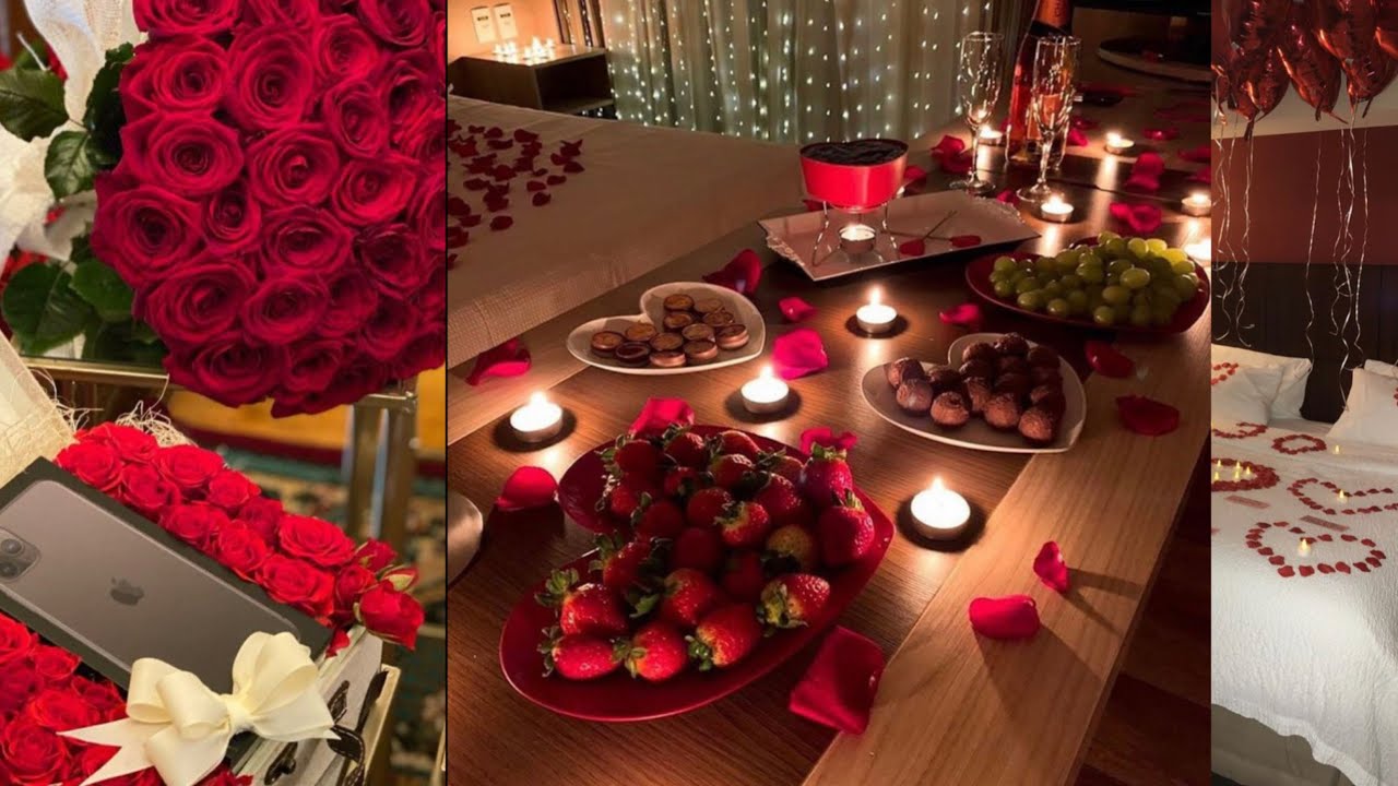 Soir&eacute;e en amoureux - saint Valentin inspiration