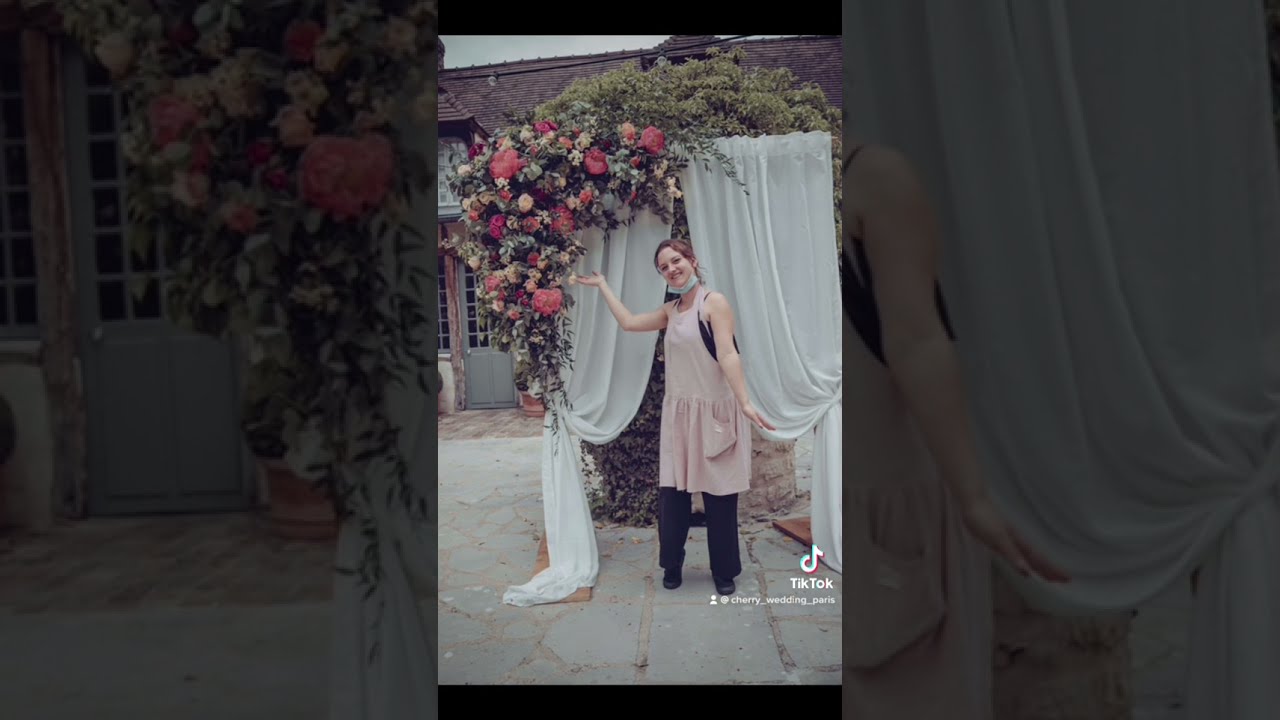 Cr&eacute;ation d&rsquo;une arche de mariage fleurie - Cherry Wedding