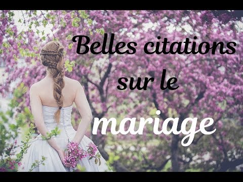 Belles phrases et citations sur le mariage