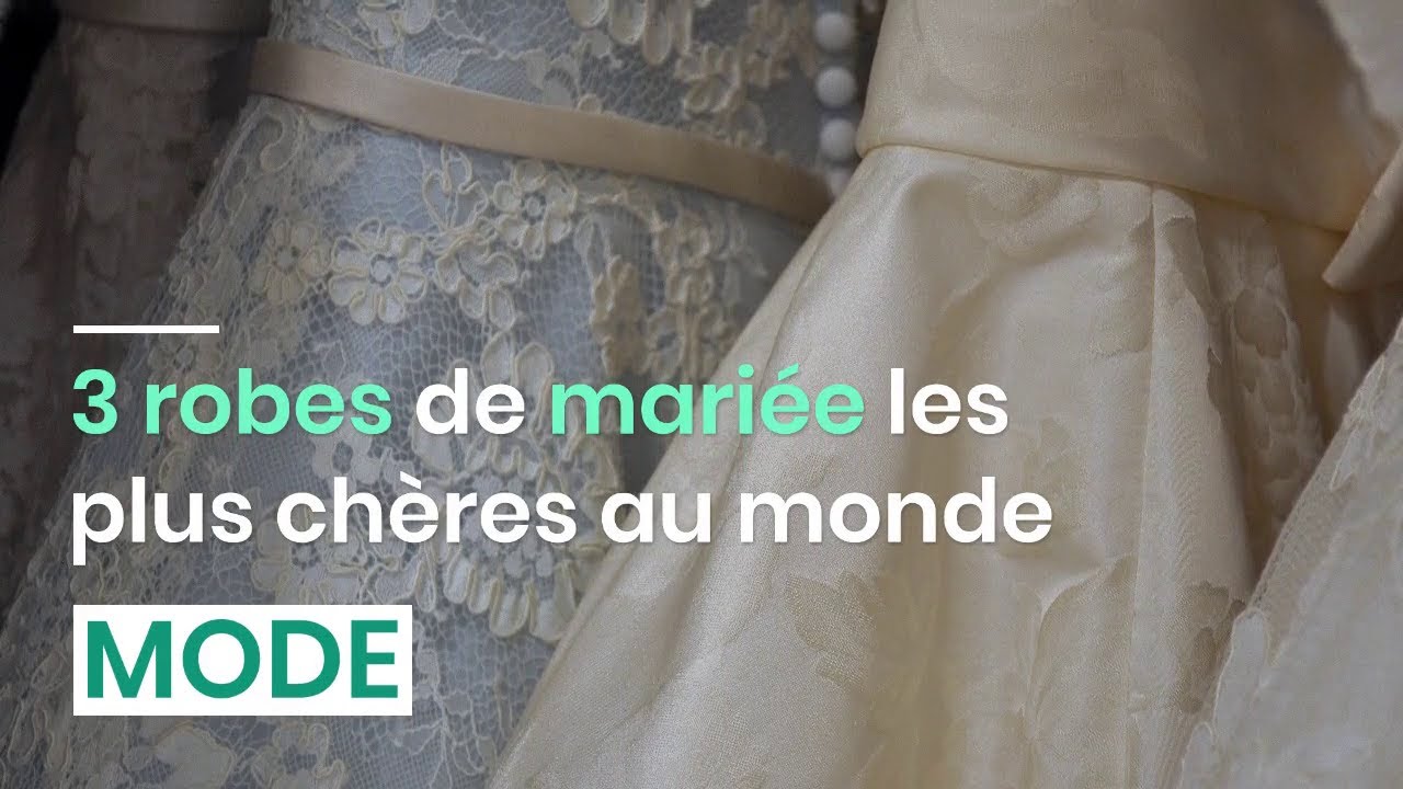 3 robes de mari&eacute;e les plus ch&egrave;res au monde