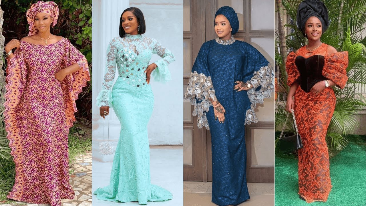 Nouvelles Tendances: +100 Model Robe en Dentelle Africain / Ankara Lace Dresses