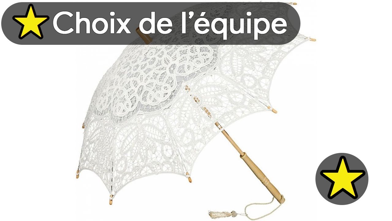 🏆 TOP 3 MEILLEUR PARAPLUIE EN DENTELLE BLANCHE 2025 🔥