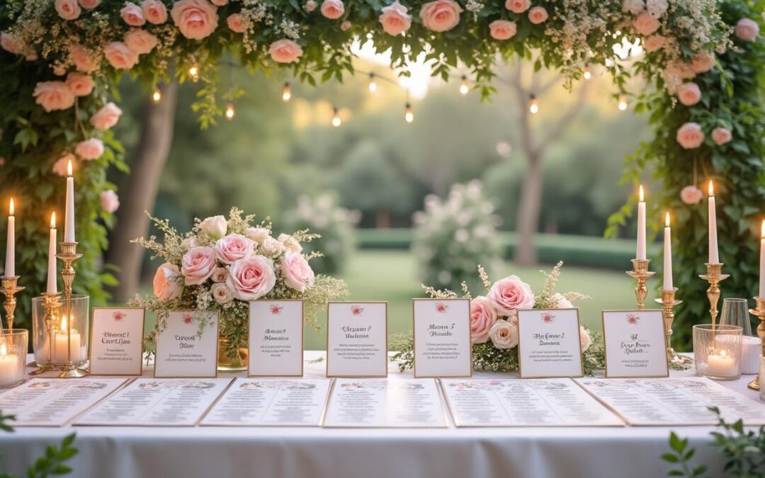 Plan de table de mariage : méthode facile pour une organisation parfaite