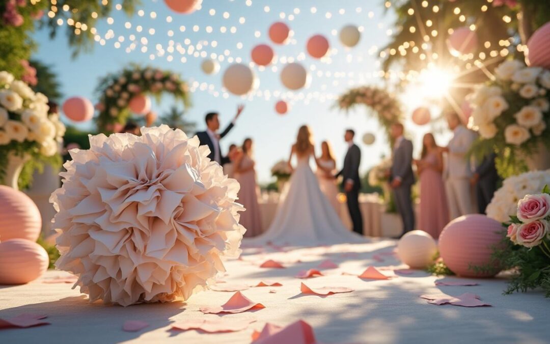 Boulette de papier mariage : une animation originale et participative