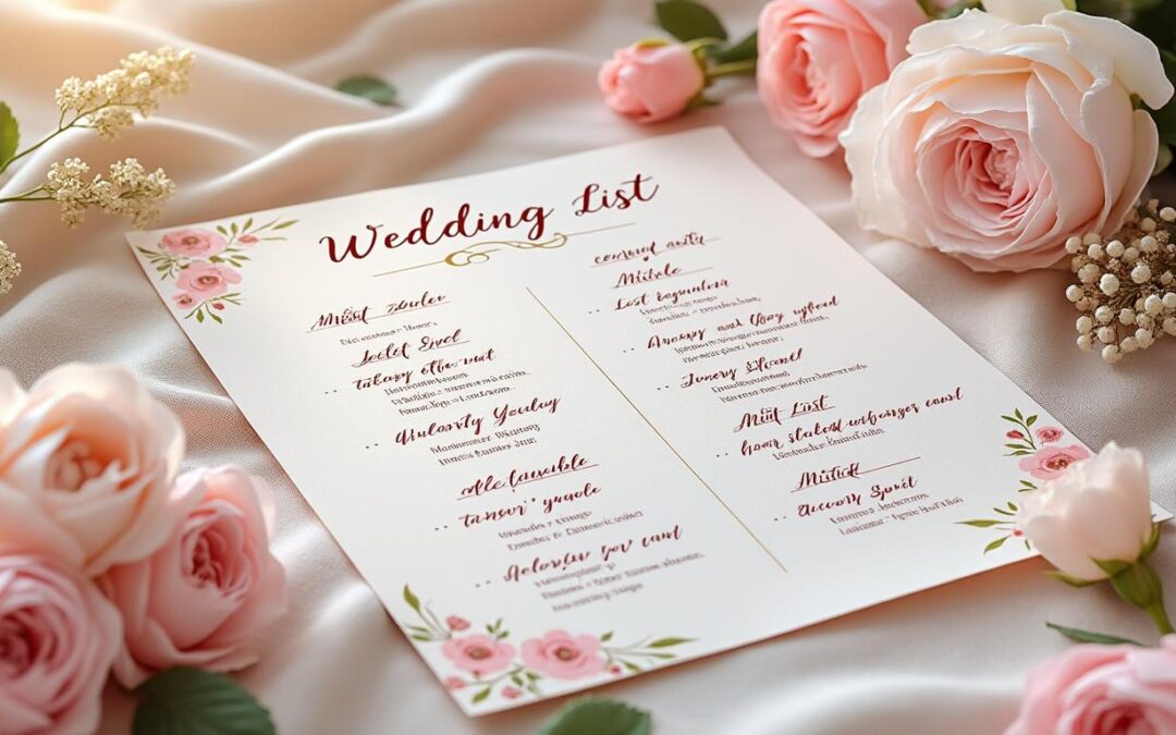 Liste Oui : créez une liste de mariage à votre image