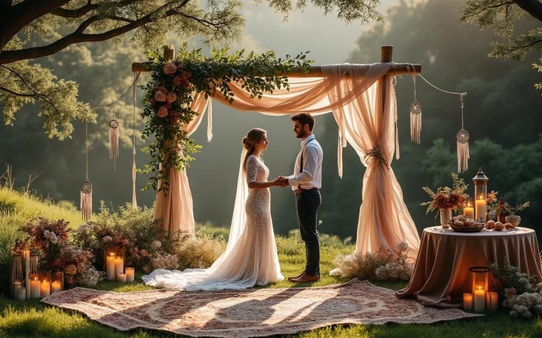 découvrez des idées et inspirations bohèmes pour organiser un mariage boho authentique : décoration naturelle, tenues décontractées, ambiance poétique et conseils pour une cérémonie libre et inoubliable.
