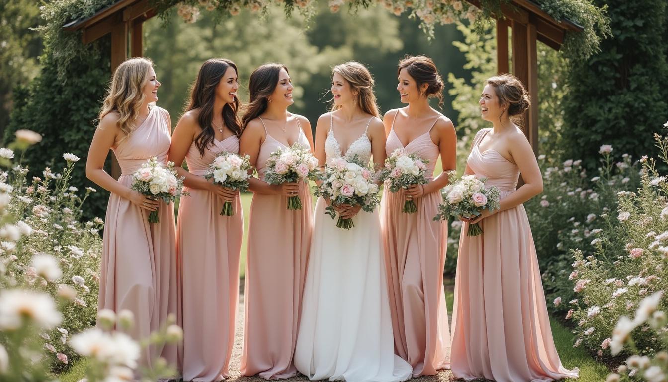 Robe demoiselle d’honneur même couleur : une harmonie parfaite pour votre cortège découvrez comment choisir des robes de demoiselle d’honneur de la même couleur pour créer une harmonie parfaite et élégante dans votre cortège de mariage. conseils, inspirations et astuces pour une cérémonie inoubliable.