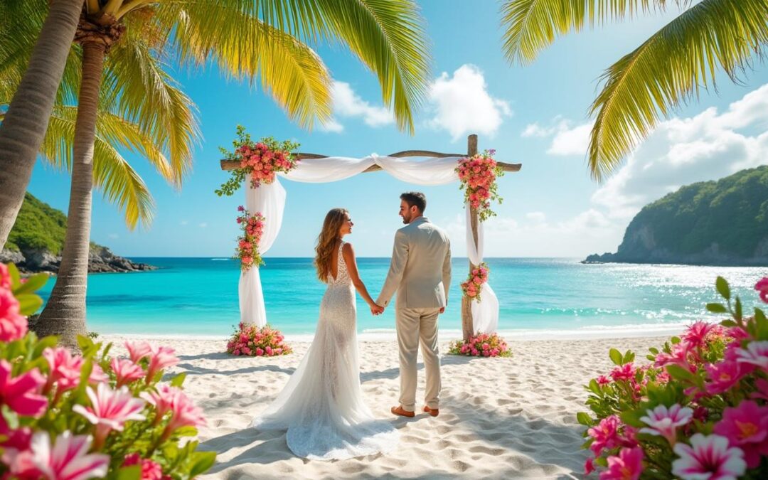 Se marier en Guadeloupe : un mariage de rêve au soleil