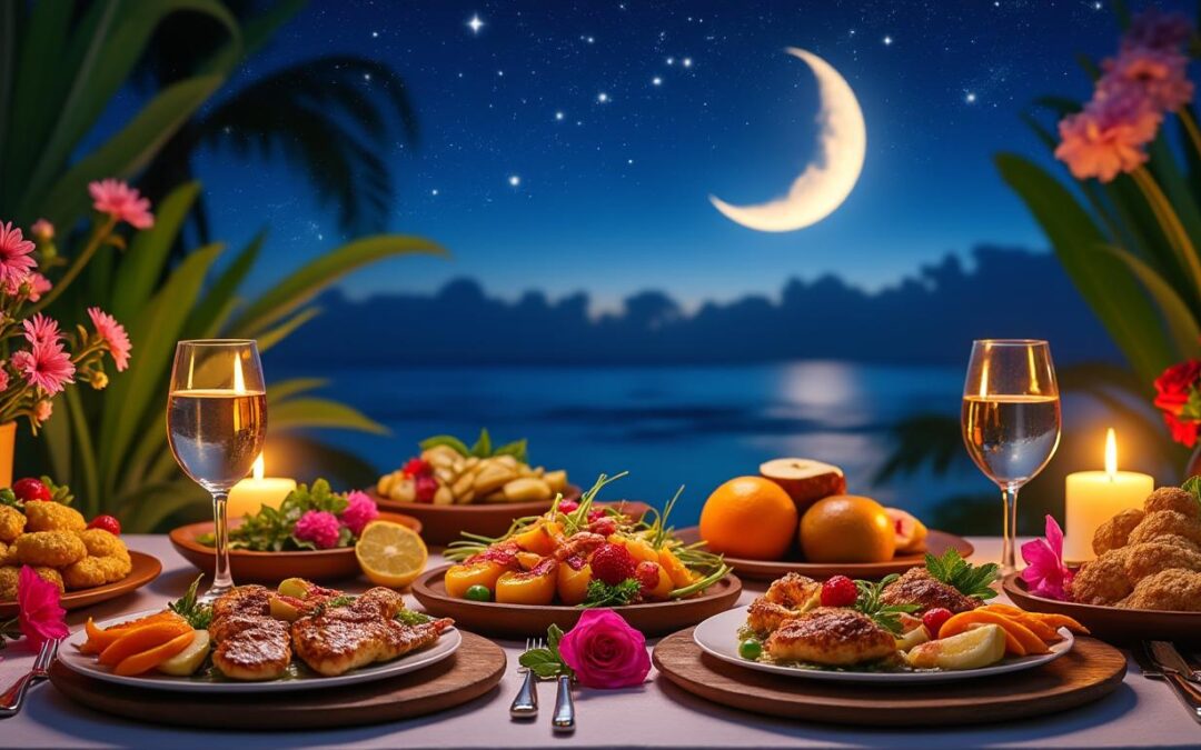 Traiteur lune de miel : saveurs exotiques pour vos premières nuits d’amour