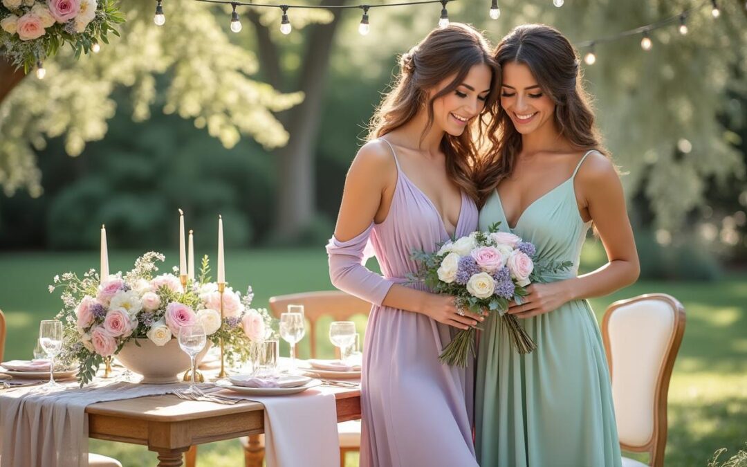 Le Tandem des Demoiselles : duo complice pour une décoration de mariage unique