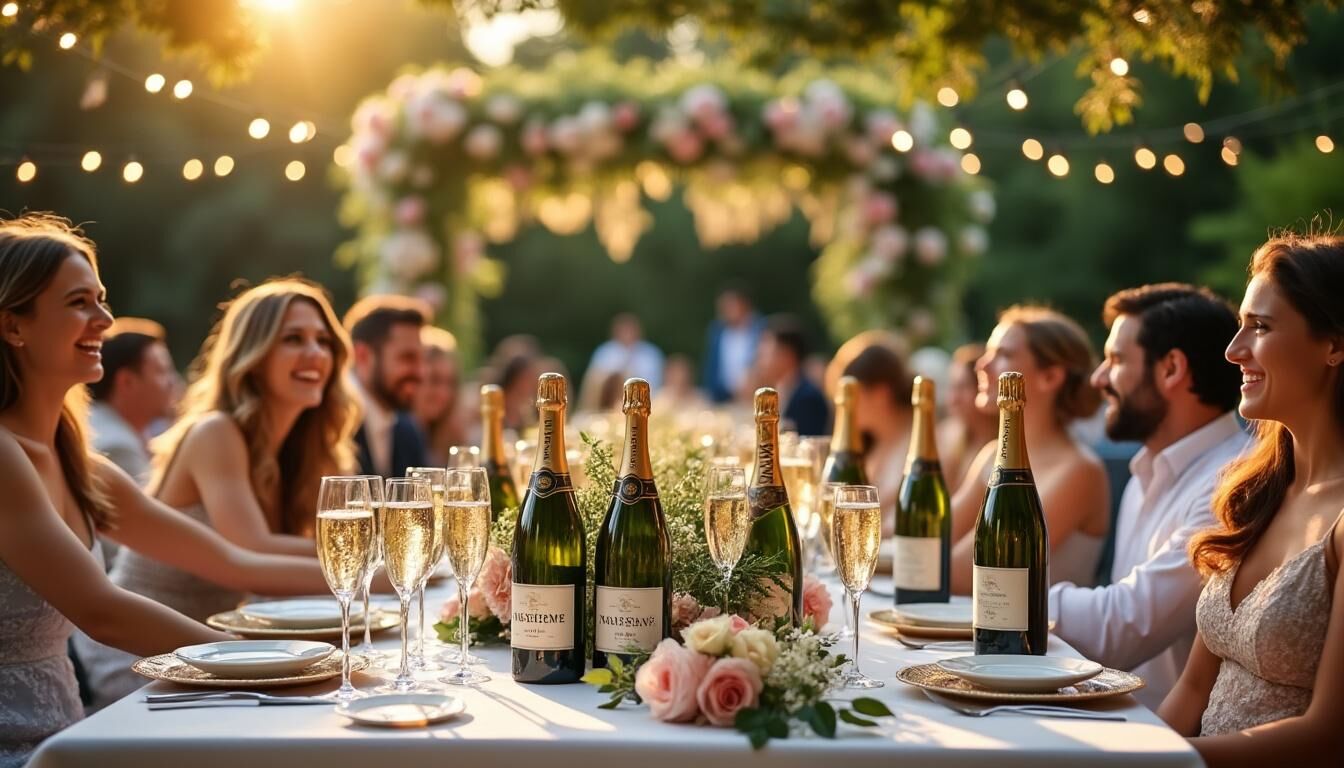 Découvrez combien de bouteilles de champagne prévoir pour votre mariage grâce à ce guide simple et pratique. Assurez une fête pétillante sans surplus ni surprise !