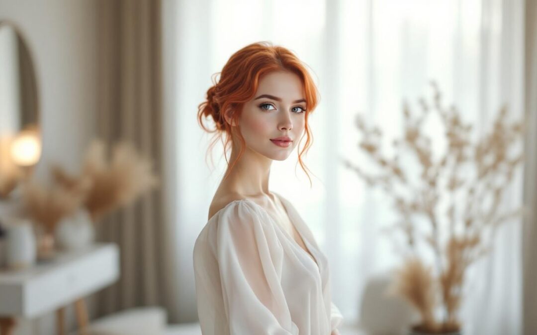 Décoloration rouge : oser la couleur avant le mariage sans faux pas