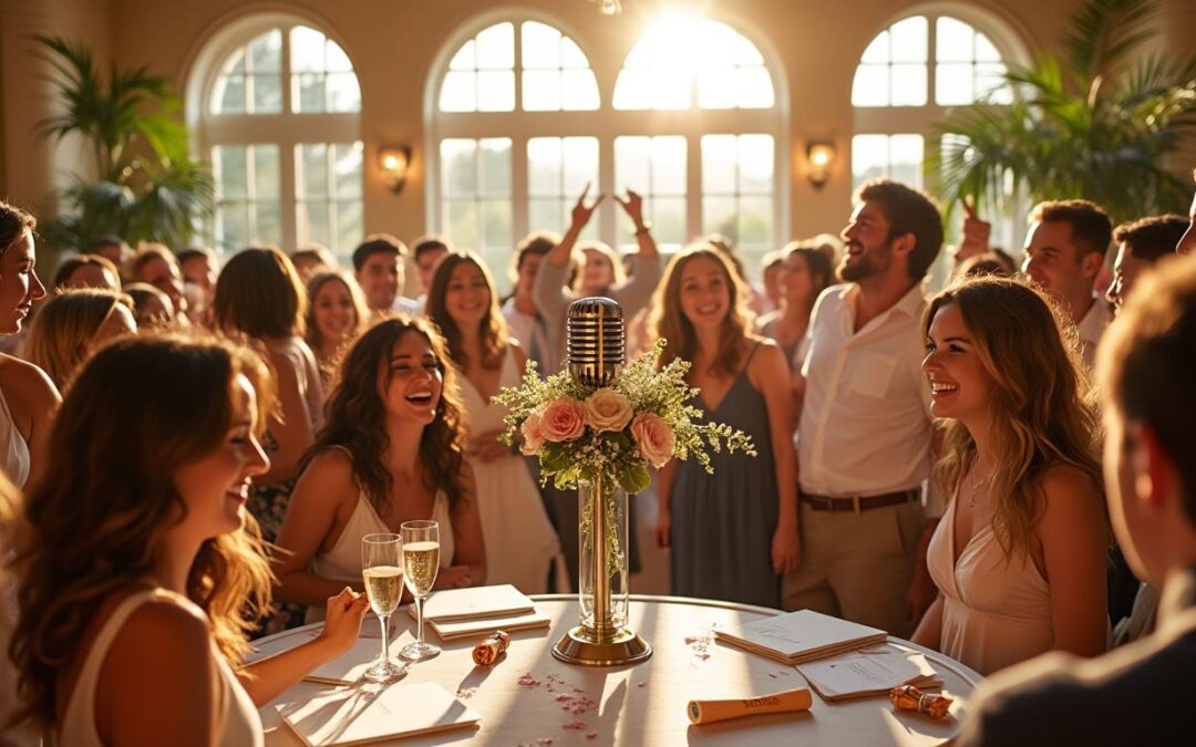 Texte humoristique de mariage : idées pour discours, cartons et animations