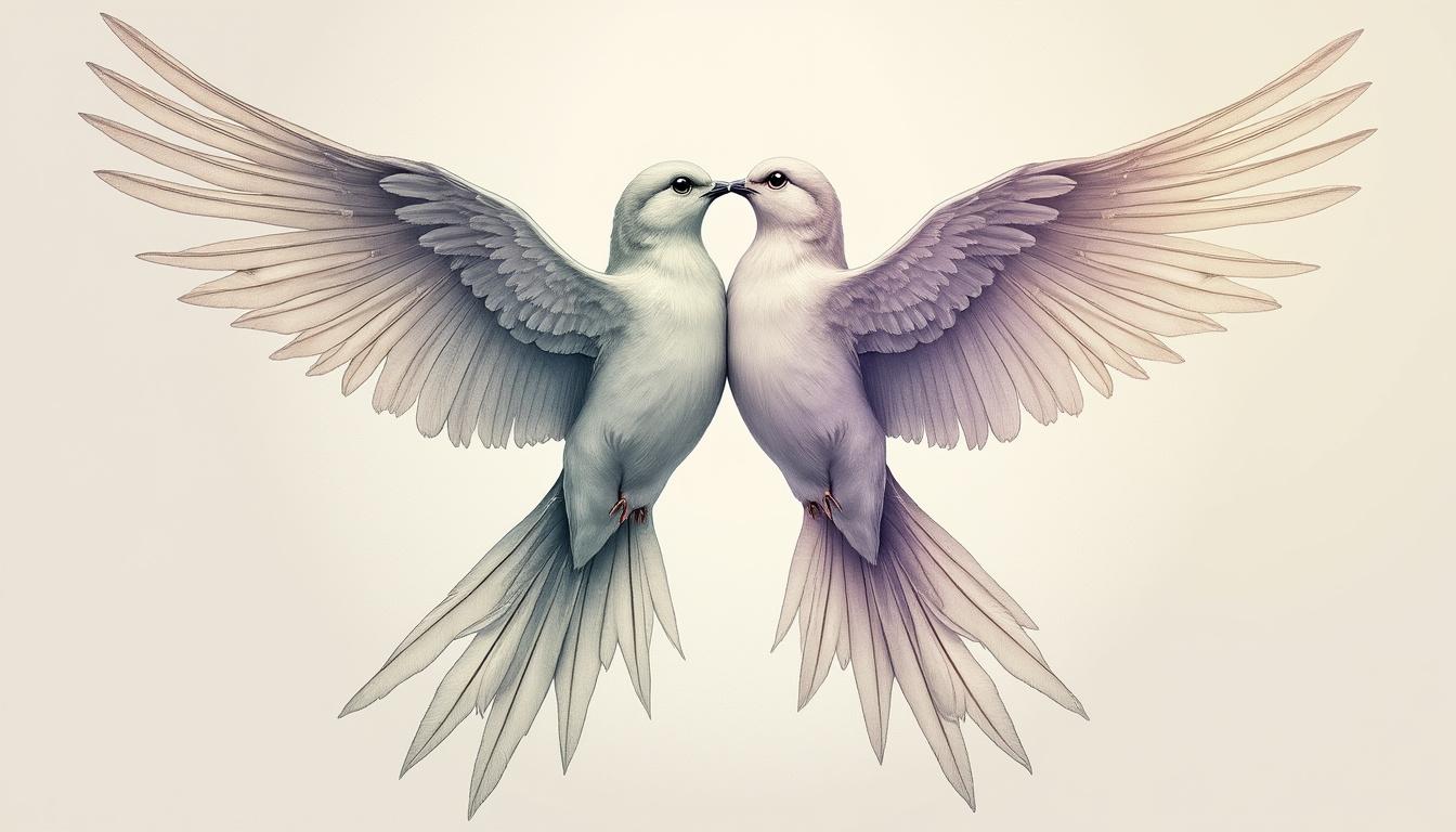 découvrez la signification spirituelle des tatouages couple oiseau, symboles d’un amour libre, fidèle et éternel.