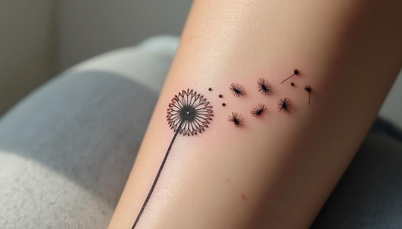 découvrez la signification romantique du tatouage pissenlit et laissez-vous inspirer par son message d'espoir et de renouveau.