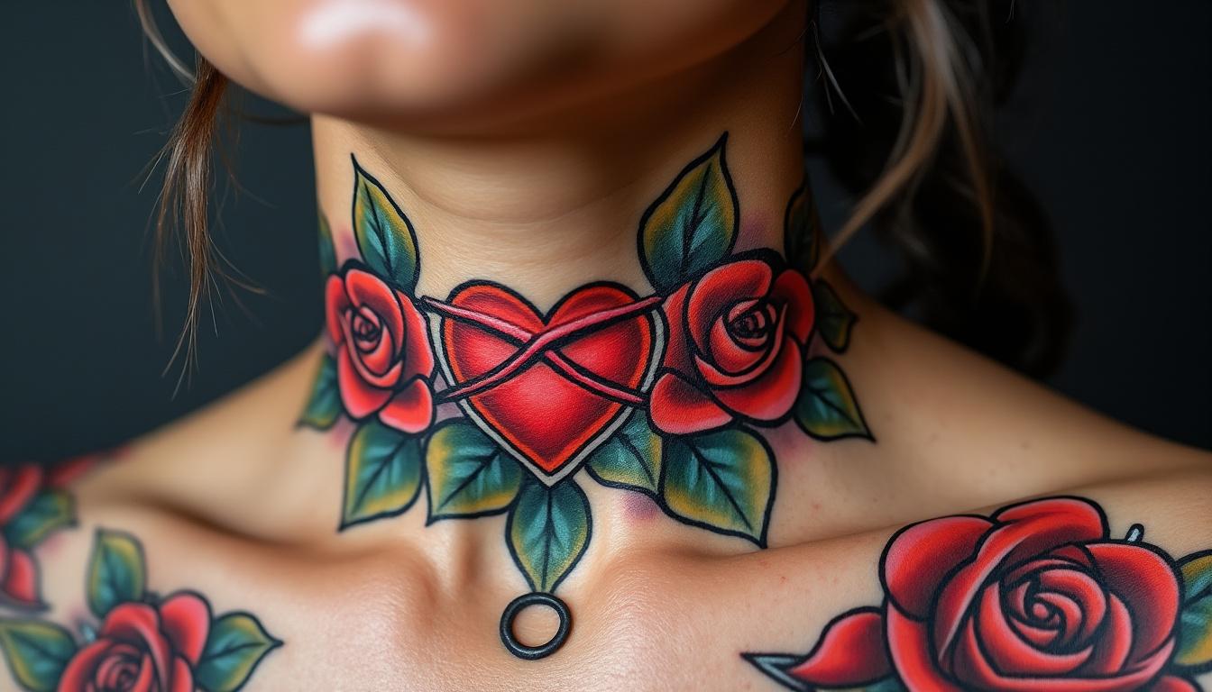 découvrez comment un tatouage sur le cou peut exprimer un symbole d’amour visible et audacieux, alliant passion et élégance pour une déclaration unique.