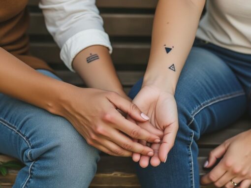 Tatouage triangle couple : signification spirituelle et minimaliste Tatouage triangle couple : signification spirituelle et minimaliste