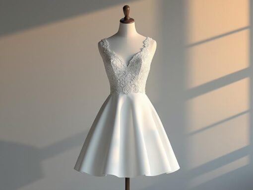 robe blanche courte pour mariage