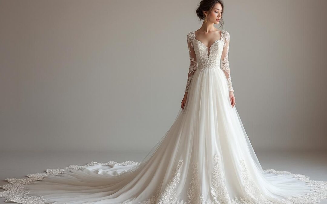 robe de mariee avec manches