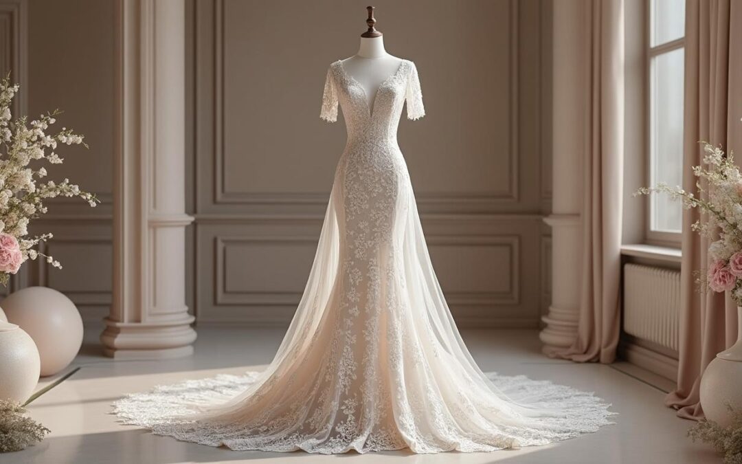 robe en dentelle chic pour cérémonie