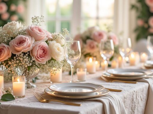 Déco de mariage rose poudré et blanc : douceur et élégance assurées Déco de mariage rose poudré et blanc : douceur et élégance assurées