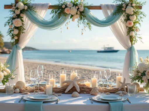 Thème mariage mer : inspirations déco et idées originales