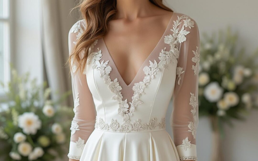 robe ivoire mariage civil