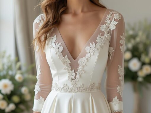 robe ivoire mariage civil