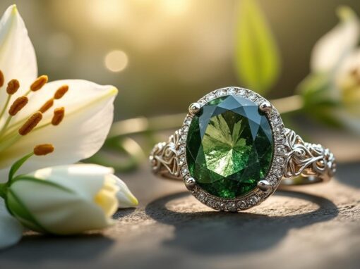 Bague en moldavite : signification et symbolique pour un mariage Bague en moldavite : signification et symbolique pour un mariage