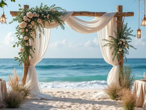 Déco de mariage plage : inspirations naturelles et bord de mer