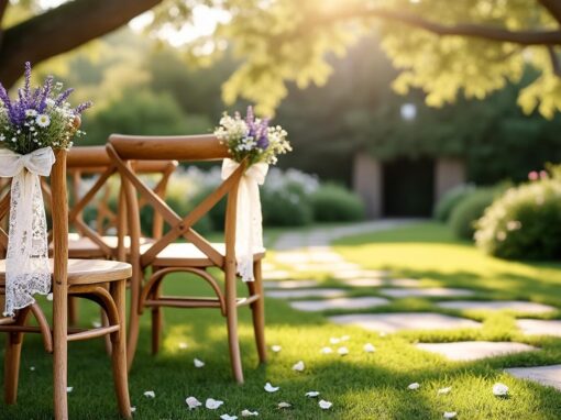 Décoration de chaise pour mariage champêtre : idées simples et élégantes