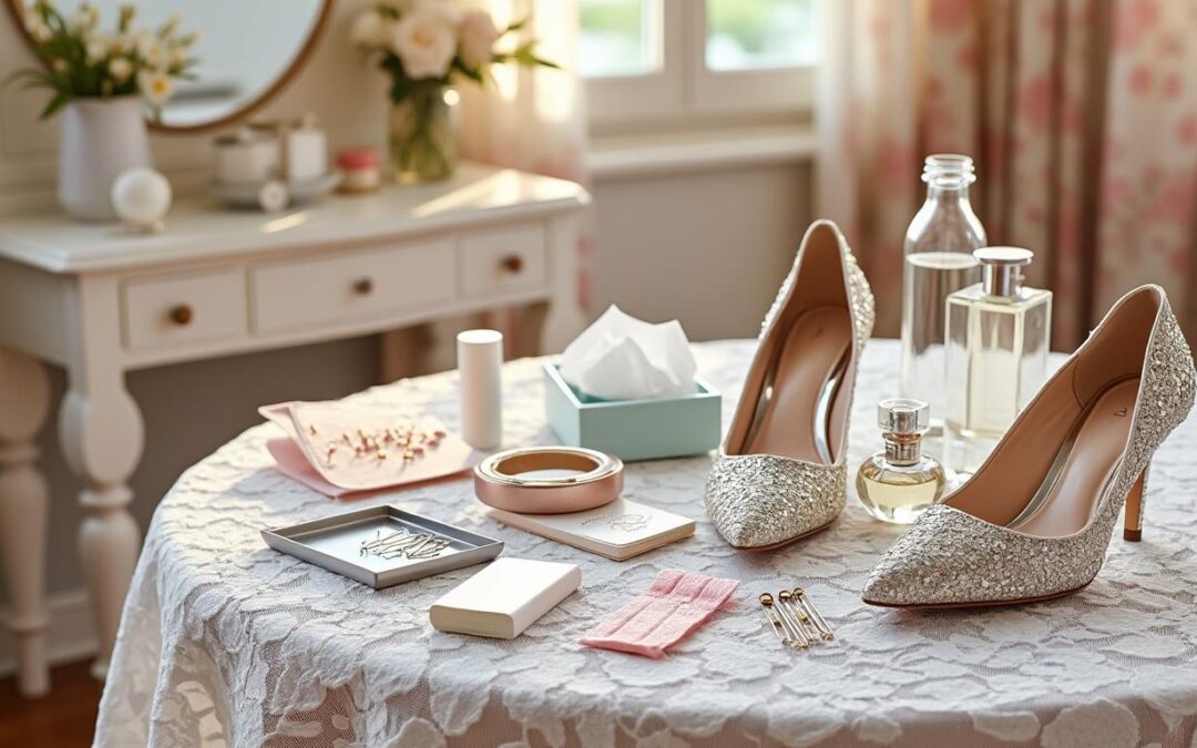 Kit de survie de la mariée : l’indispensable pour le jour du mariage