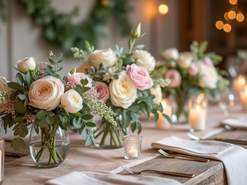 Centres de table de mariage : inspirations élégantes et faciles à reproduire