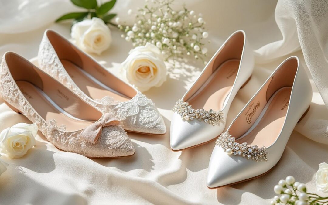 Chaussures plates pour mariage : les plus beaux modèles pour le jour J
