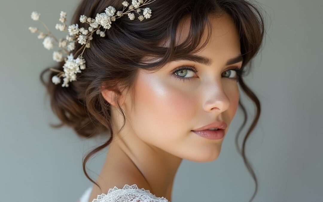 Coiffure de mariée pour cheveux courts et fins : idées et conseils