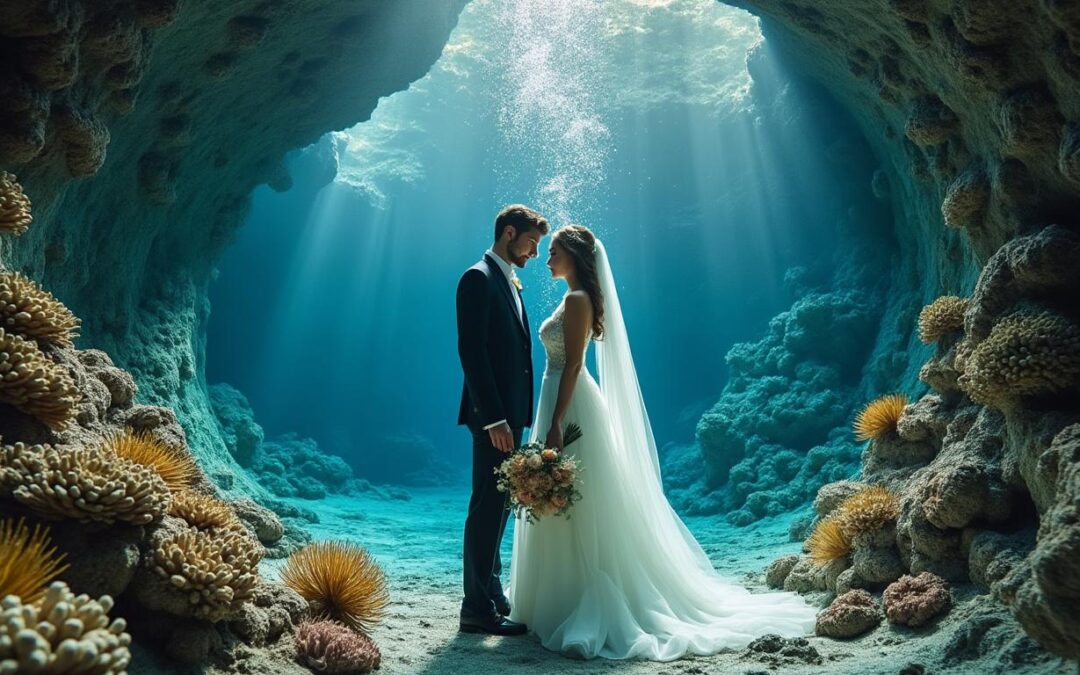 Des idées de photos de mariage originales qui sortent vraiment du cadre