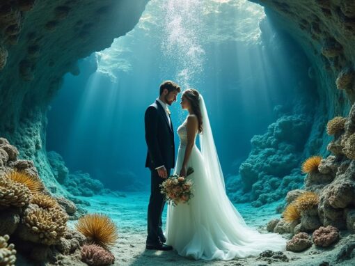 Des idées de photos de mariage originales qui sortent vraiment du cadre