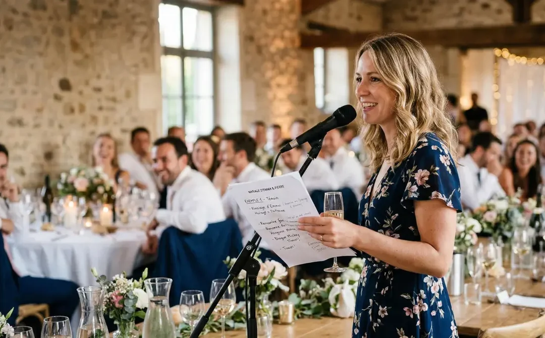 Discours de mariage gratuit : 10 exemples courts et faciles à personnaliser