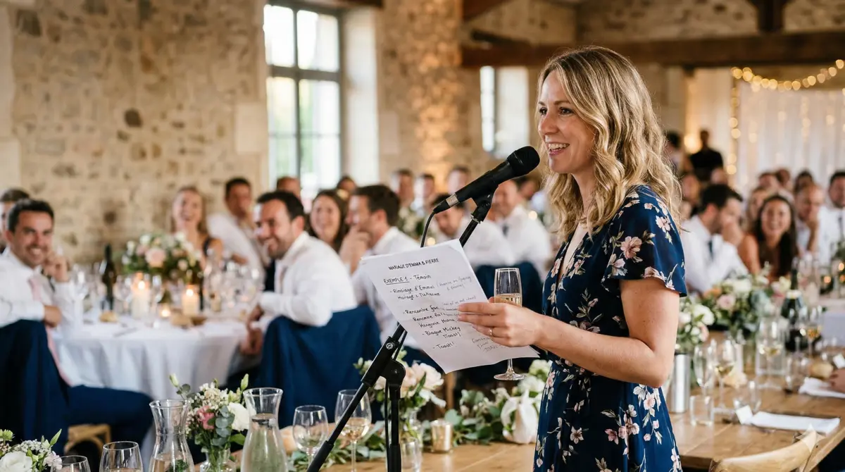Discours de mariage gratuit : 10 exemples courts et faciles &agrave; personnaliser