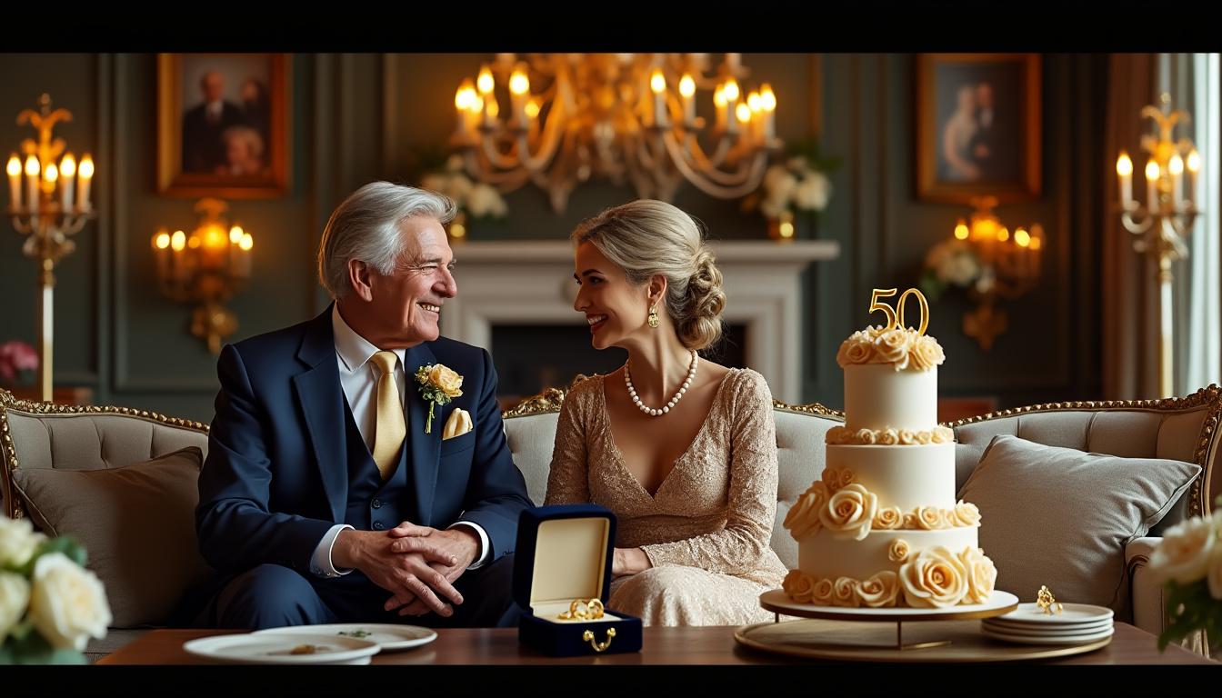 découvrez un poème émouvant pour célébrer les 50 ans de mariage, les noces d’or, et exprimer toute votre émotion lors de cet anniversaire unique.