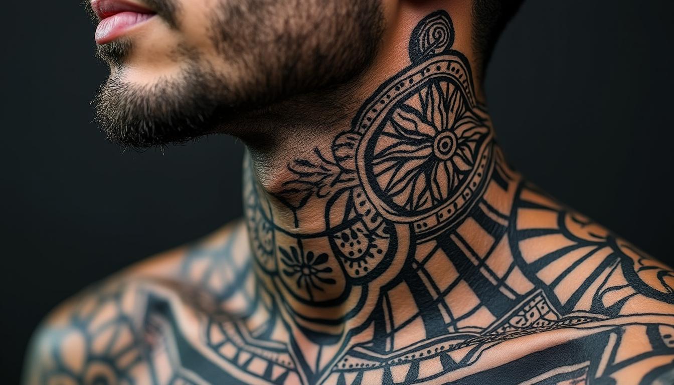 découvrez la signification des tatouages au cou pour homme et explorez les styles les plus populaires pour exprimer votre personnalité avec originalité et audace.